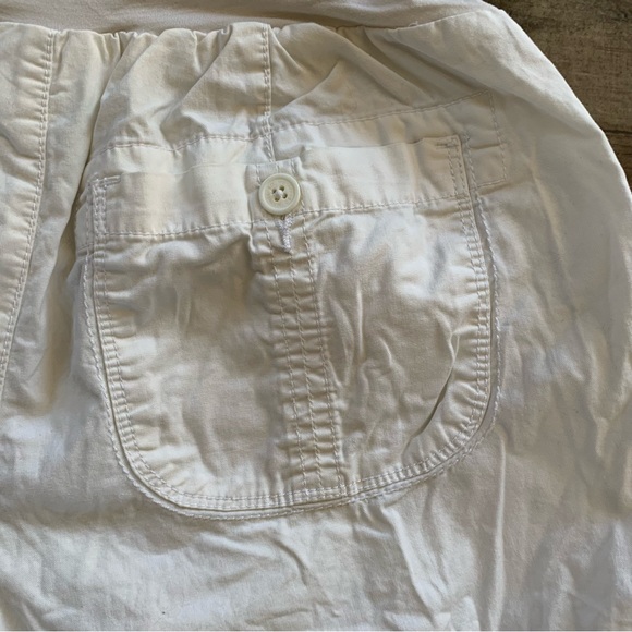 White Motherhood Maternity full panel shorts - Picture 5 of 7